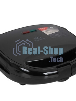 Вафельница BQ ST2001 черный, 4 in 1. MultiChef, 800 Вт, многофункциональный прибор 4 в 1, 4 пары панелей в комплекте: гриль, венские вафли, сэндвич, орешки, антипригарное покрытие панелей Non-Stick PRO, равномерный нагрев, вертикальное хранение, отсек для хранения шнура, 2 индикатора работы: нагрева и питания, диапазон температур нагрева: 230 °С, ненагревающаяся ручка, противоскользящие ножки, длина шнура: 0.7 м, напряжение: 220-240 В, 50-60 Гц, защита от поражения электротоком: класс I