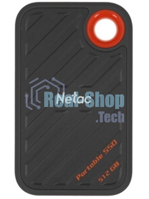 Внешний SSD Netac ZX20 II, 512 Gb, USB 3.2 Gen 2x2 Type-C, R/W 2000/1800, черный