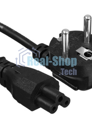 Кабель питания GoPower евровилка CEE 7/7-IEC 320 C5 1.8м ПВХ 0.75мм черный (1/10/160)