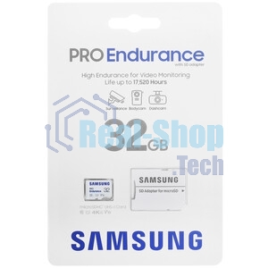 Флеш карта microSDXC 32Gb Samsung Pro Endurance UHS-I U3 V30 + ADP MB-MJ32KA/APC