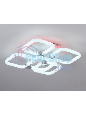 Потолочный светодиодный светильник FA3861/4+1 WH белый 70W 3000K-6400K+RGB 400*400*115 (ПДУ РАДИО 2.4G)