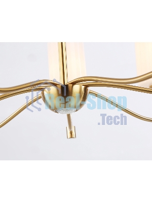 Люстра Ambrella light LH56053/7 BS/FR латунь/белый матовый E14*7 max 40W D680*950