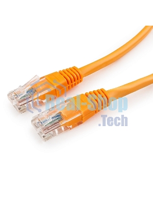 Патч-корд UTP Cablexpert cat.5e, 0.25м, литой, многожильный, оранжевый