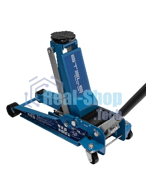 Домкрат Stels 51135 гидравлический подкатной быстрый подъем 3.5т low profile quick lift 100-565 мм