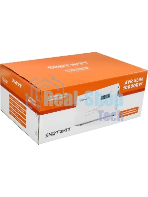 Стабилизатор напряжения Smartwatt AVR Slim 10000RW 10000ВА белый