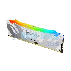 Оперативная память Kingston Fury Renegade, DDR5, 16Gb (1x16 GB), 6400 MHz, CL32, DIMM, радиатор, RGB, белый