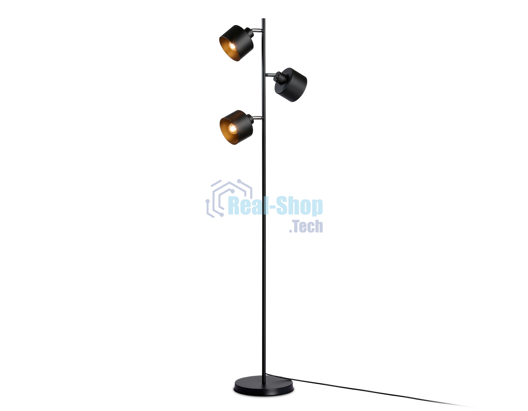 Светильник Ambrella light TR8155/3 BK черный E27*3 max 40W D370*1530