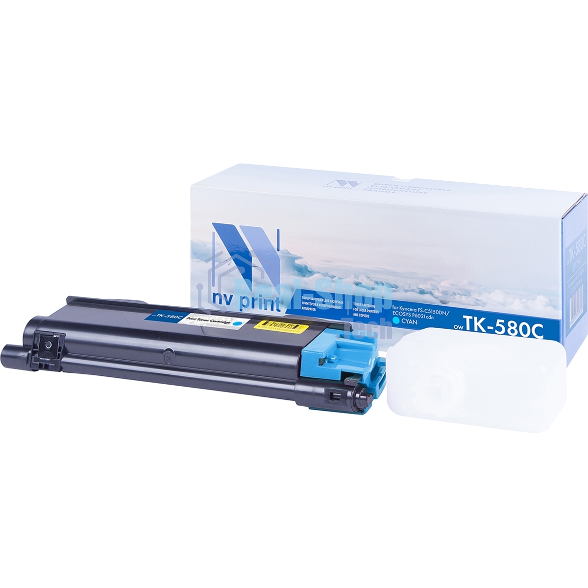 Картридж NVPrint Kyocera синий FS C5150DN TK-580C