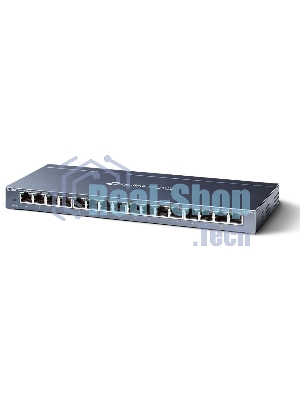 Коммутатор TP-Link TL-SG116 16-портовый гигабитный настольный коммутатор