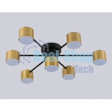 Потолочный светильник Ambrella light FL51726/7 BK/GD черный/золото GX53/7 max 12W 645*135