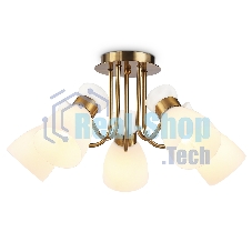 Светильник Ambrella light TR3218/5 GD/FR золото/белый матовый E27*5 max 40W D580*290