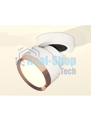 Светильник Ambrella Light XM8101005 SWH/PPG белый песок/золото розовое полированное GX53 (A2228, A2105, C8101, N8126)