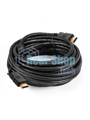 Кабель HDMI ExeGate EX-CC-HDMI-7.5F (19M/19M, 7,5м, v1.4b, ферритовые кольца, позолоченные контакты)