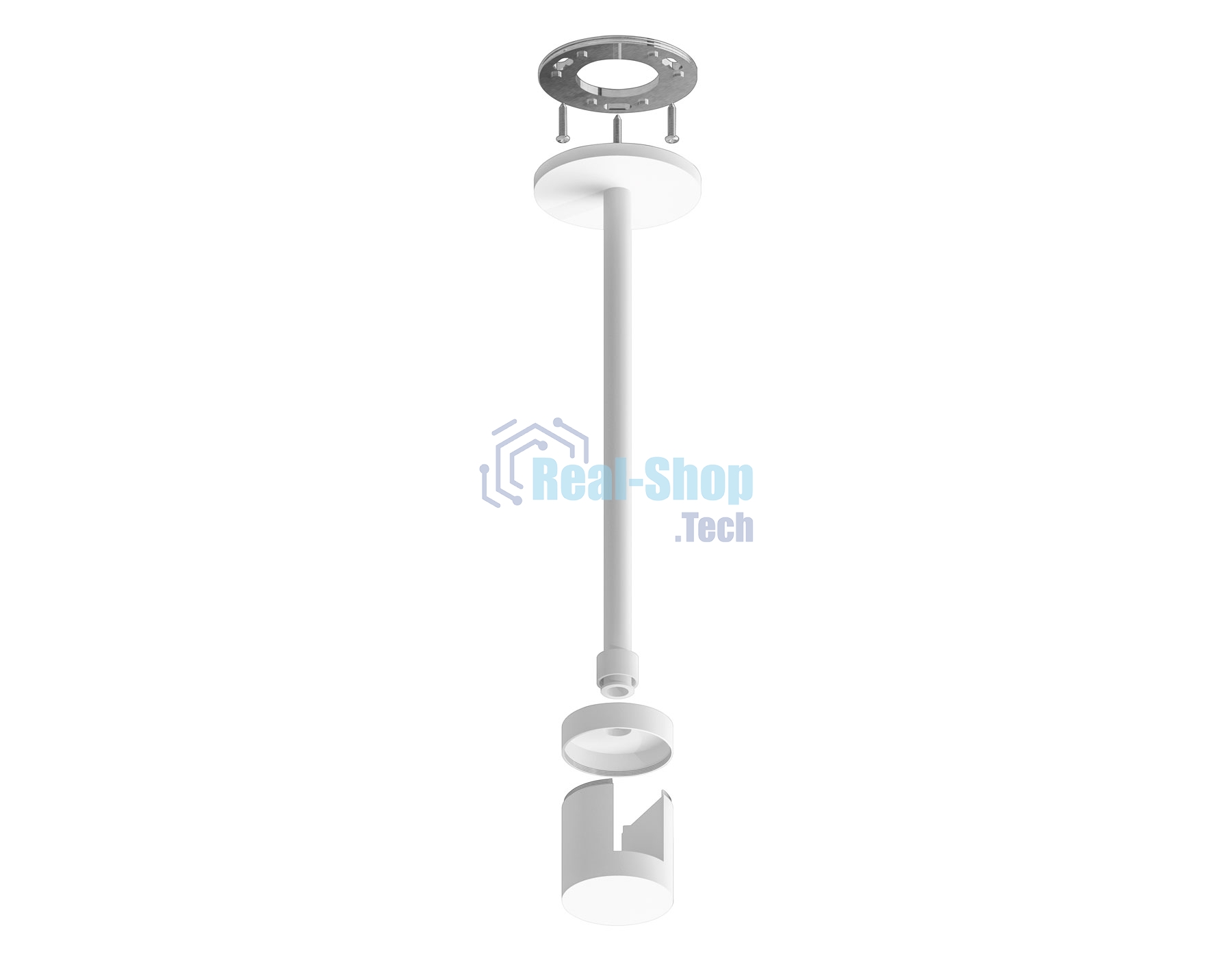 Крепеж накладной A9226 WH белый D20*200mm