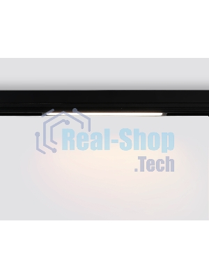 Управляемый светодиодный светильник для шинопровода Magnetic Ambrella light GL1272 BK черный IP20 15W 3000K-6400K 220V 120° 342*25*42 (Без ПДУ)