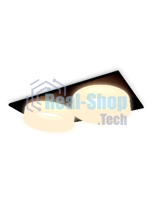 Светильник Ambrella light TN1319/2 SBK/FR черный песок/белый матовый GU5.3 182*92*45