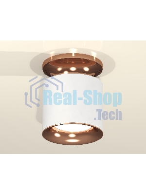 Светильник Ambrella Light XS7401142 SWH/PPG белый песок/золото розовое полированное MR16 GU5.3 (N7930, C7401, N7015)