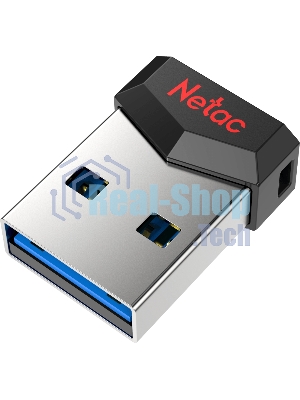 Флешка USB Netac UM81 (NT03UM81N-064G-20BK), 64Gb, USB 2.0, R/W 30/10, черный/красный