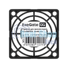 Решетка для вентилятора 60x60 ExeGate EG-060PSB (60x60 мм, пластиковая, квадратная, черная)