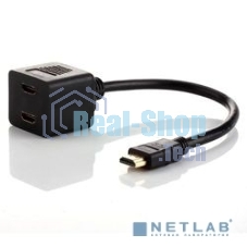 ПЕРЕХОДНИК Rexant (17-6832) шт.HDMI - 2гн.HDMI (провод) GOLD 