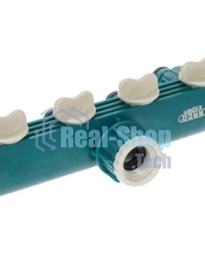 Распределитель RACO 4250-55258C 4хканальный original резьба внешняя-наконечник 1/2''x3/4''