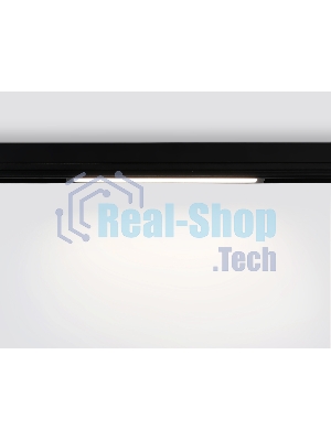 Управляемый светодиодный светильник для шинопровода Magnetic Ambrella light GL1272 BK черный IP20 15W 3000K-6400K 220V 120° 342*25*42 (Без ПДУ)