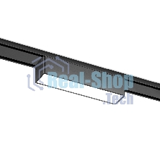 Светильник трековый светодиодный GV1443 BK черный IP20 5W 4200K 48V 122*26*24