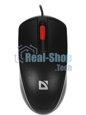 Мышь проводная Defender Icon MB-057 черный, 1000 dpi, USB, кнопки - 3