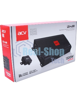 Усилитель автомобильный ACV LX-4.80 четырехканальный