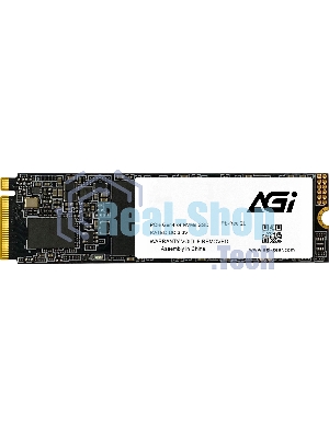 Накопитель SSD AGI AGI2T0G43AI818, 2Tb, PCIe 4.0 x4, M.2 2280, NVMe, R/W 5200/4700