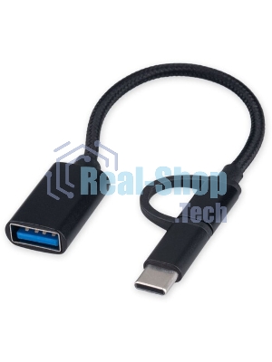 Адаптер USB OTG Type-C (CM/AF)