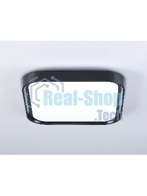 Потолочный светодиодный светильник Ambrella light FZ1262 BK черный 18W 5000K 250*250*60 (Без ПДУ)