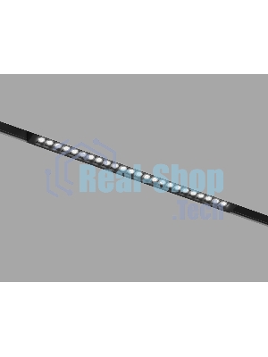 Трековый линейный светильник Ambrella light GL8085 BK черный IP20 18W 3000-6000K 220V 24° 410*25*41