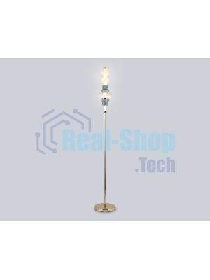 Светильник Ambrella light LH53132 GD/WH/GB золото/белый/серо-синий 8W 3000K D250*1635