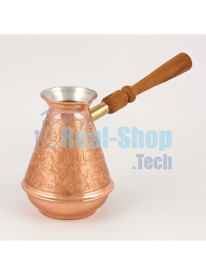 Турка ТimА Турчанка ТУ-550с, 0,55л, медная, съемная ручка