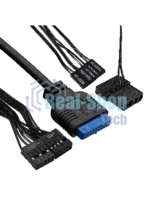 Компьютерный корпус Minitower ExeGate mEVO-7807-NPX500 (mATX, БП 500NPX 12см, 1хUSB+1хUSB 3.0, черный 1x12см с RGb подсветкой)