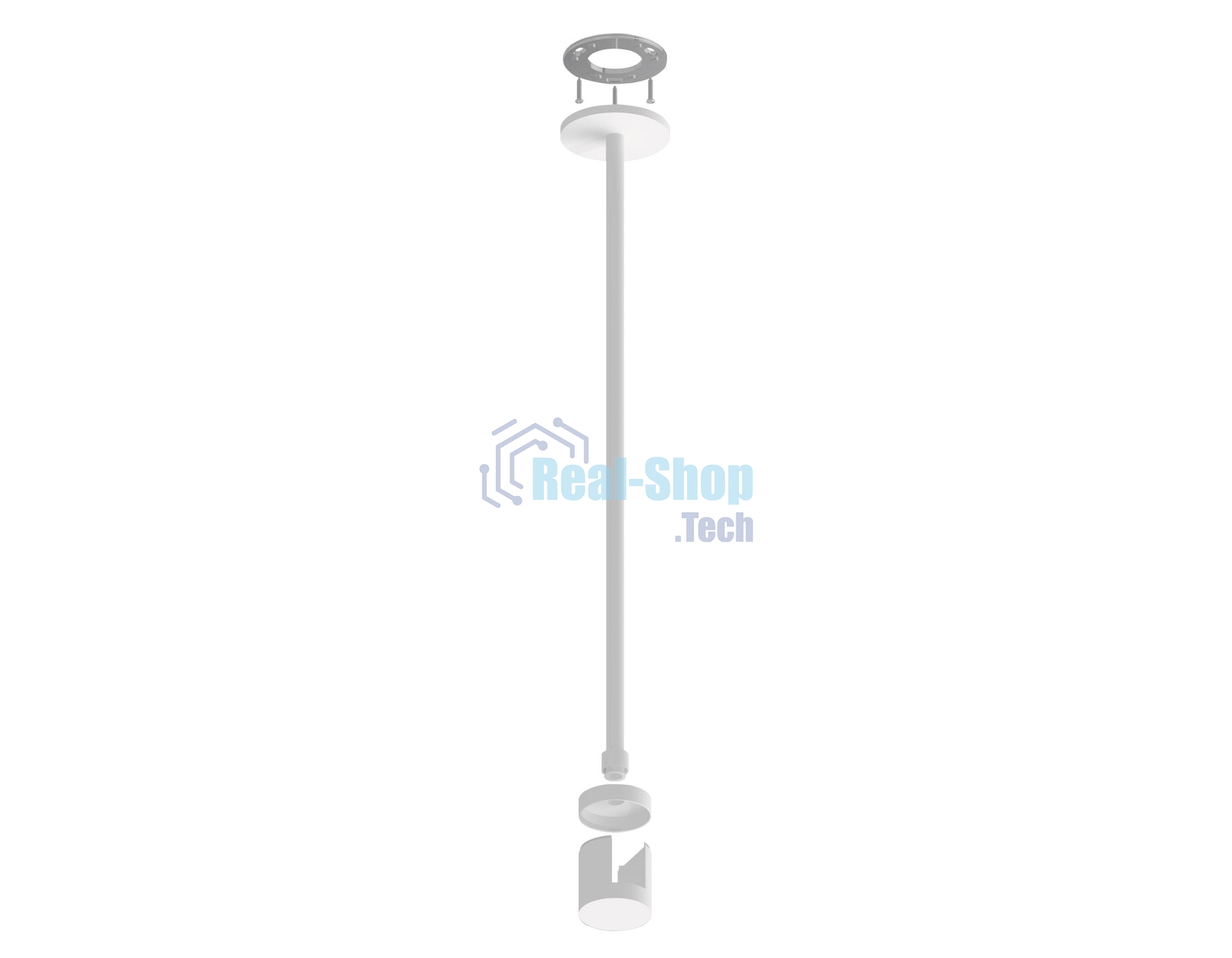 Крепеж накладной A9232 WH белый D20*400mm