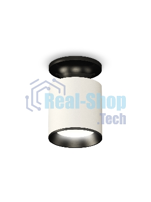 Светильник Ambrella Light XS6301120 SWH/PBK белый песок/черный полированный MR16 GU5.3 (N6902, C6301, N6103)