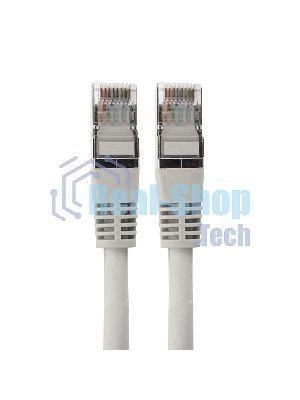 Пaтч-корд Rexant F/UTP, cat.6, RJ45-RJ45, экранированный, PVC серый, 1м