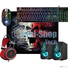 Комплект клавиатура+мышь Defender Tor MHP-127 проводной, USB, 3200 DPI, чёрный