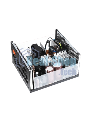 Блок питания PCCooler P5-YS1000-G1F, 1000Вт, 80 PLUS Gold, 135мм, модульный, черный