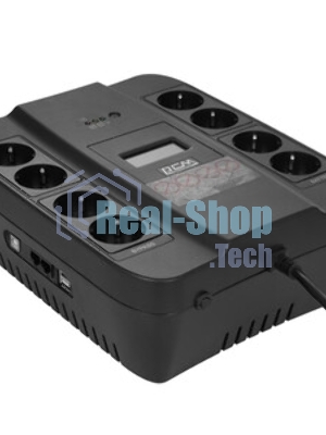 Источник бесперебойного питания Powercom Spider SPD-550U LCD 330Вт 550ВА черный