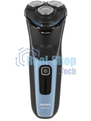 Электробритва Philips S3243/12 черный/голубой