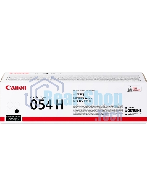 Картридж лазерный Canon 054H BK черный, увеличенной емкости для Canon i-Sensys LBP621Cw, Canon i-Sensys LBP621, Canon i-Sensys LBP623Cdw, Canon i-Sensys LBP623, Canon i-Sensys MF641Cw, Canon i-Sensys MF641, Canon i-Sensys MF643Cdw, Canon i-Sensys MF643, Canon i-Sensys MF645Cx, Canon i-Sensys MF645 3100 стр