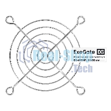 Решетка для вентилятора 80x80 ExeGate EG-080MR (80x80 мм, металлическая, круглая, никель)