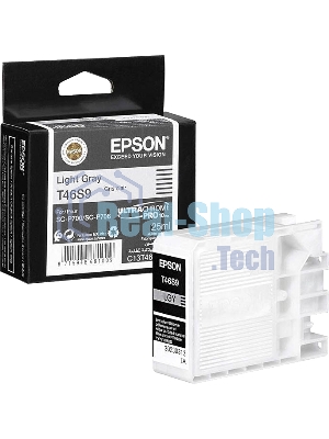 Картридж струйный Epson T46S9 (C13T46S900) светло-серый (25 мл) для SureColor SC-P700