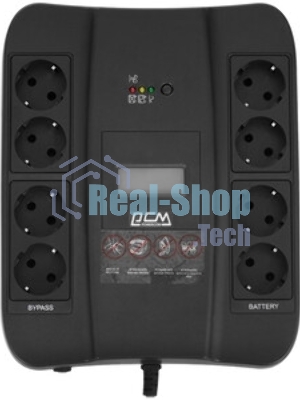 Источник бесперебойного питания Powercom Spider SPD-550U LCD 330Вт 550ВА черный