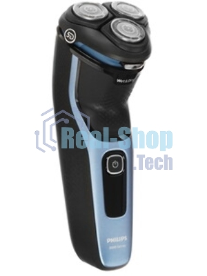 Электробритва Philips S3243/12 черный/голубой