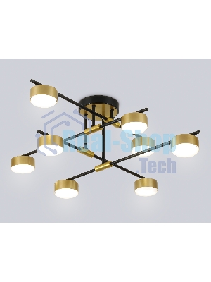 Потолочный светильник Ambrella light FL51752/8 BK/GD черный/золото GX53/8 max 12W 720*720*245