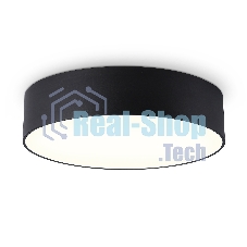 Потолочный светодиодный светильник Ambrella light FV5521 BK черный LED 26W 3000K D220*58 (Без ПДУ)